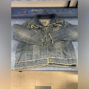 Women’s XL denim Jean jacket blue